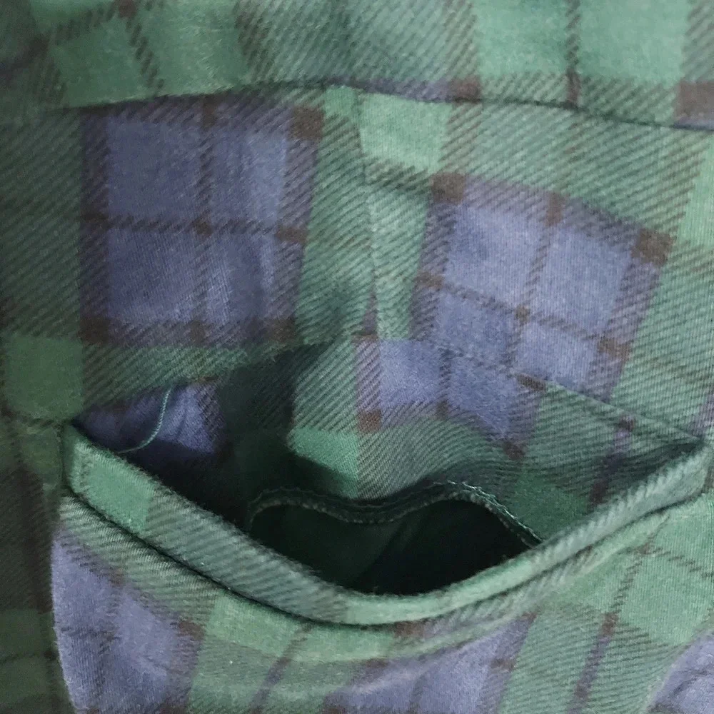 Croft & Barrow Blue and Green Plaid Effortless Stretch Bootcut Pants in Size 20W